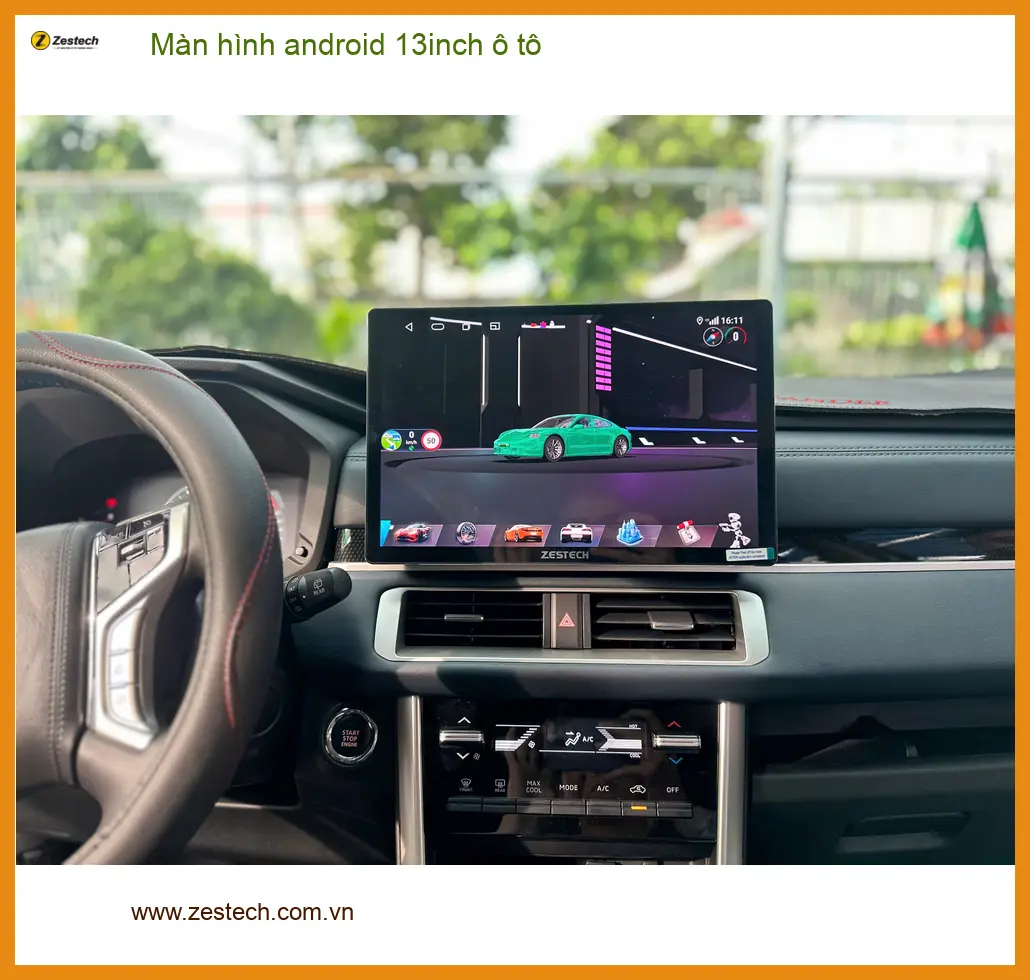 Anh Quân lắp màn hình Android 13 inch cho Kia K3 tại Nhà Bè vì màn hình zin quá nhỏ