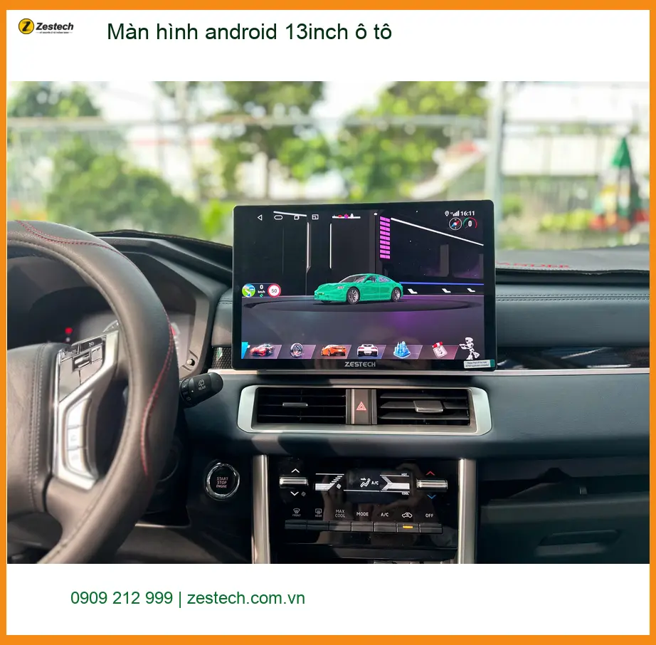Anh Khôi lắp màn hình Android 13 inch ô tô cho Honda CRV tại Quận 11 ảnh thực tế 3