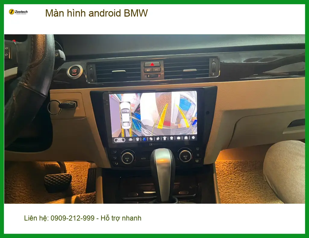 Anh Khánh lắp màn hình Android BMW 5 Series ở Quận 11 để nâng cấp tính năng giải trí ảnh thực tế 2