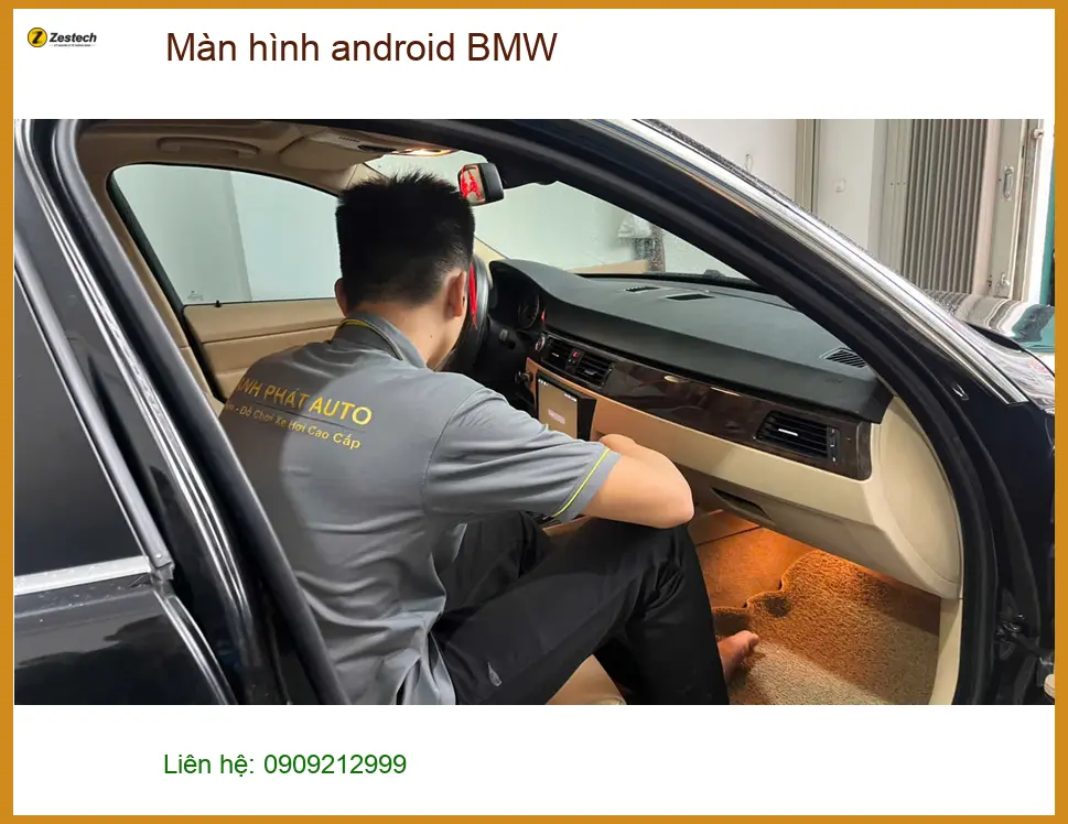 Cô Lan Anh nâng cấp màn hình Android BMW X5 ở Thủ Đức để lái xe tiện nghi hơn ảnh thực tế 4