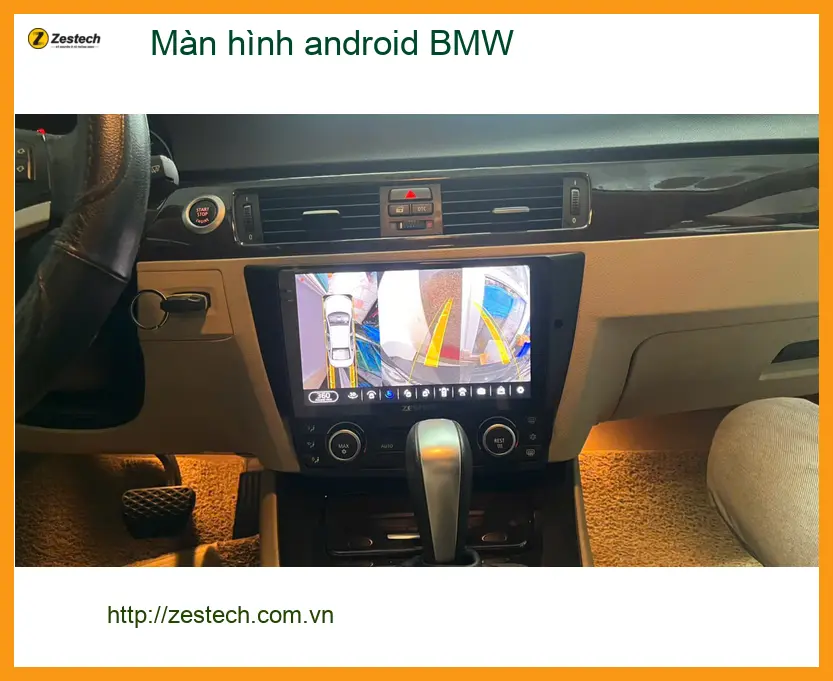 Anh Cường lắp màn hình Android BMW 3 Series tại Quận 12 tiện lợi ảnh thực tế 2