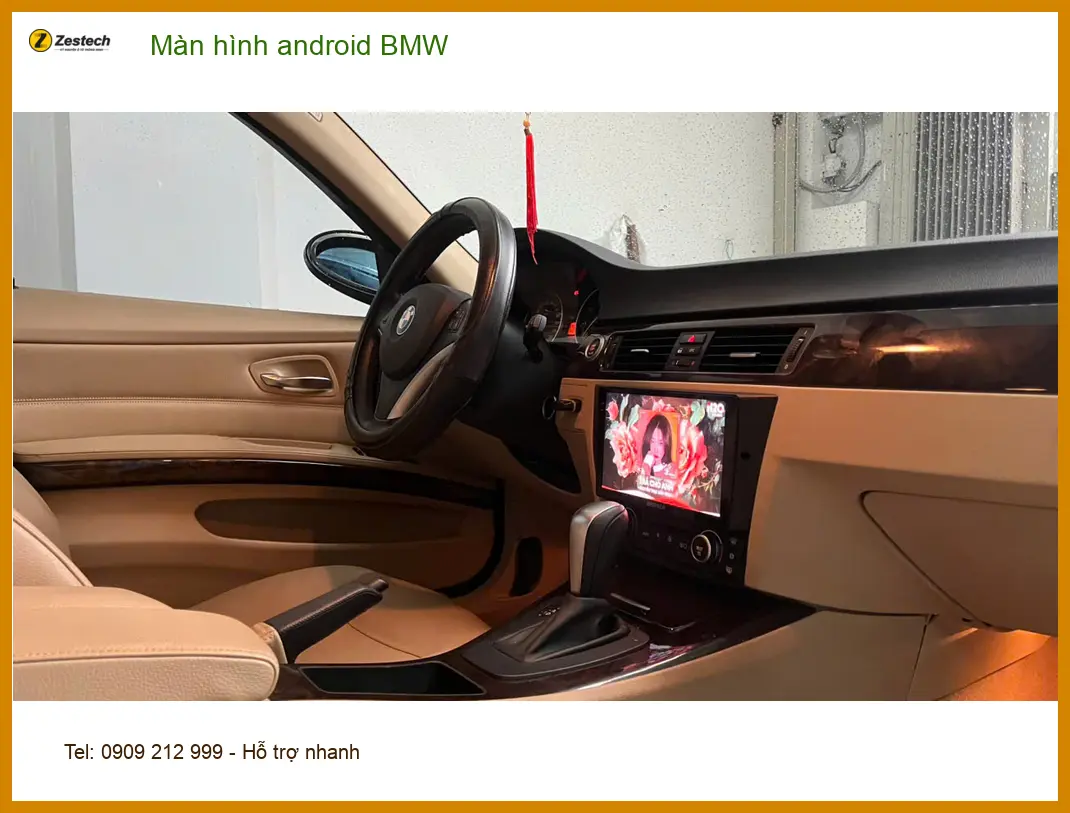 Anh Tùng lắp màn hình Android BMW 3 Series tại Quận 2 để nâng tầm trải nghiệm lái ảnh thực tế 3