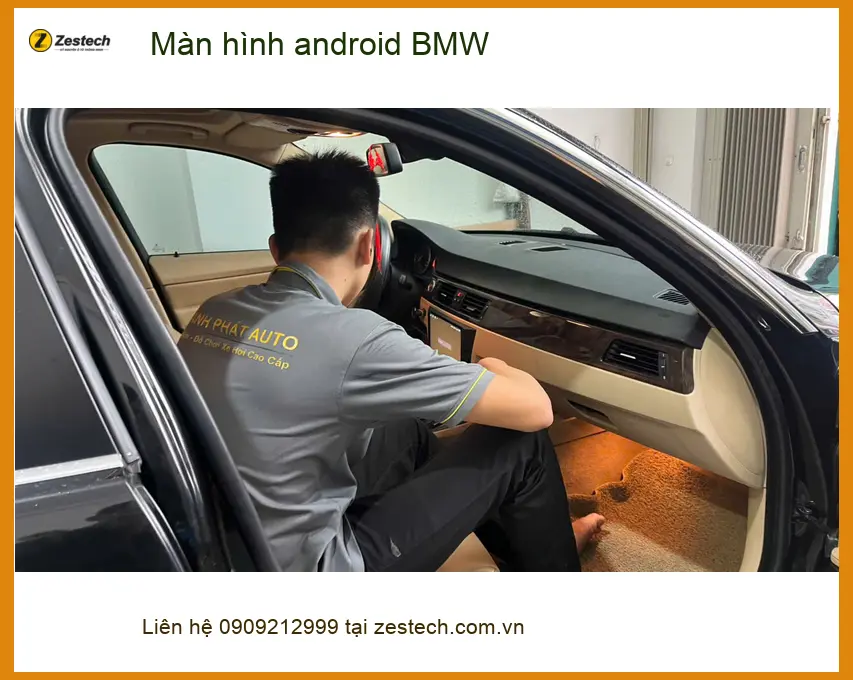 Anh Tùng lắp màn hình Android BMW 3 Series tại Quận 2 để nâng tầm trải nghiệm lái ảnh thực tế 4