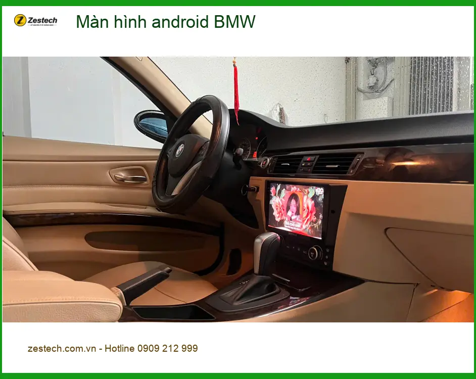 Anh Tùng lắp Màn hình Android cho BMW X5 tại Gò Vấp, cần tính năng giải trí cao cấp ảnh thực tế 3