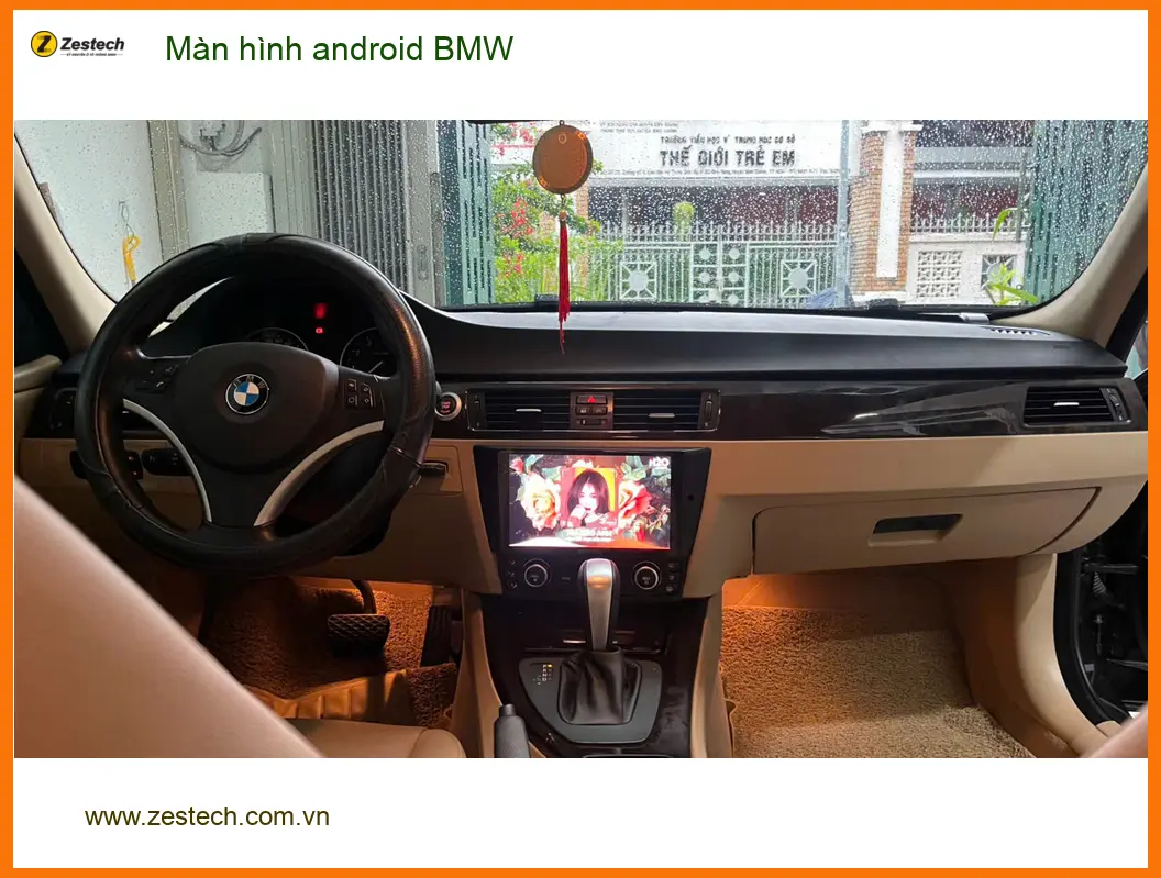 Anh Tùng lắp Màn hình Android cho BMW X5 tại Gò Vấp, cần tính năng giải trí cao cấp ảnh thực tế 5