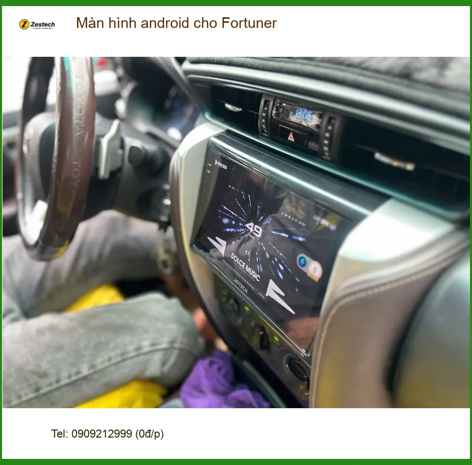 Anh Thắng nâng cấp màn hình Android cho Fortuner tại Quận 4, tận hưởng công nghệ mới ảnh thực tế 4