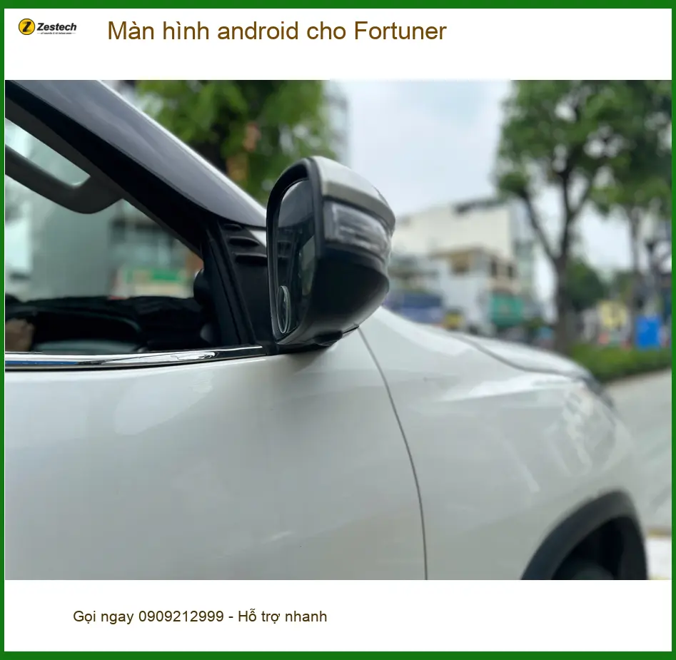 Chị Thúy lắp màn hình android cho Fortuner tại Quận 9 để nâng tầm tiện ích cho xe ảnh thực tế 3