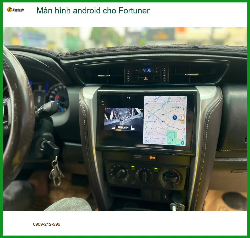Anh Khang lắp màn hình Android cho Fortuner tại Nhà Bè muốn nâng cao trải nghiệm giải trí ảnh thực tế 3