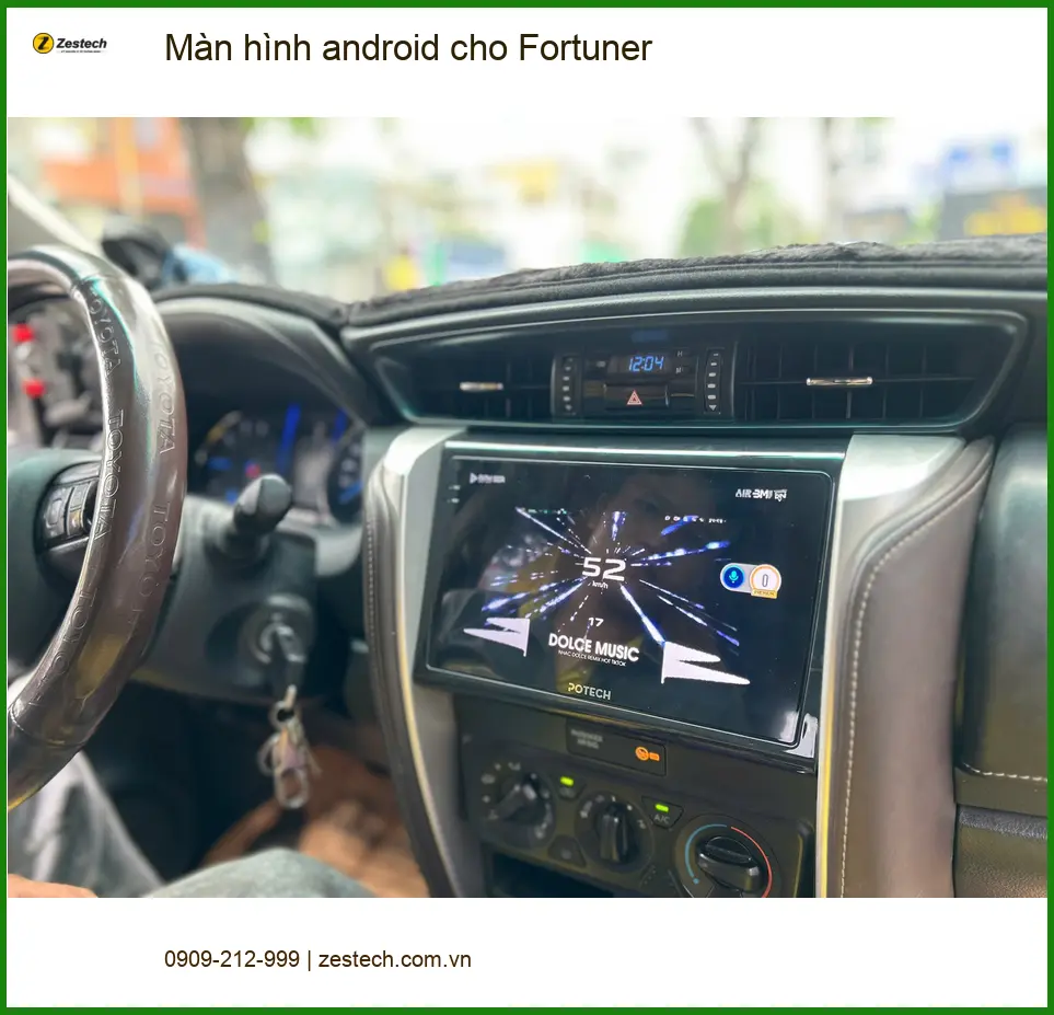 Anh Khang lắp màn hình Android cho Fortuner tại Nhà Bè muốn nâng cao trải nghiệm giải trí ảnh thực tế 4