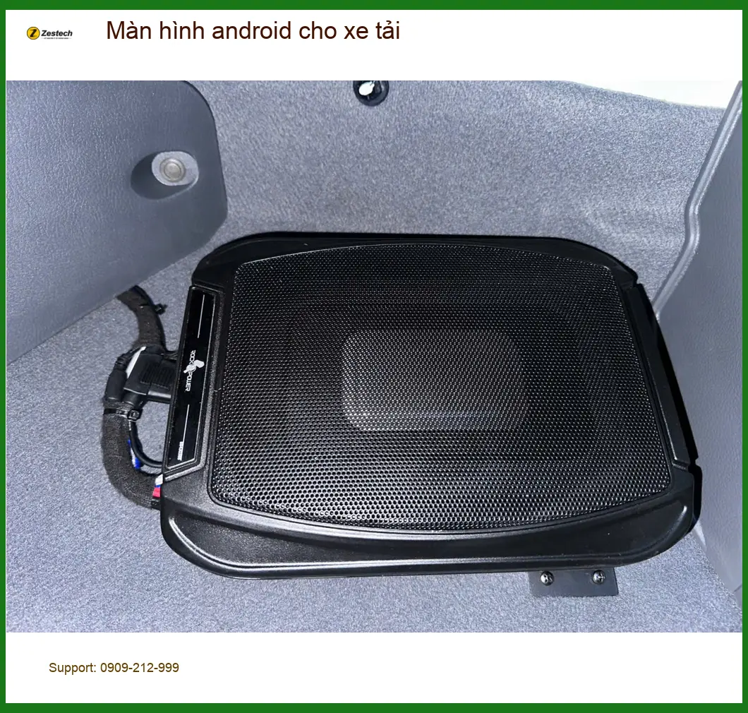 Chú Tùng lắp màn hình android cho xe tải Isuzu QKR tại Hóc Môn để tiện đường đi lại ảnh thực tế 2