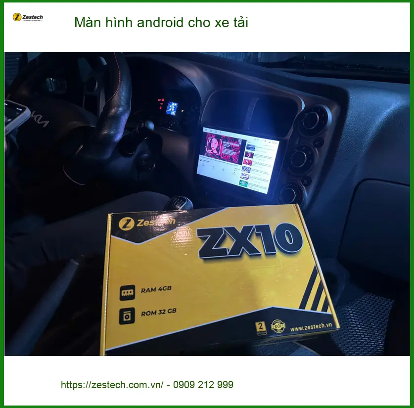 Chú Tùng lắp màn hình Android cho xe tải Isuzu D-MAX tại Quận Tân Bình ảnh thực tế 4