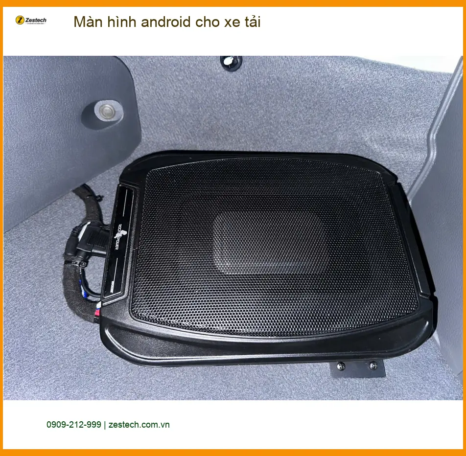 Anh Hùng lắp màn hình Android cho xe tải Isuzu tại Quận Bình Thạnh