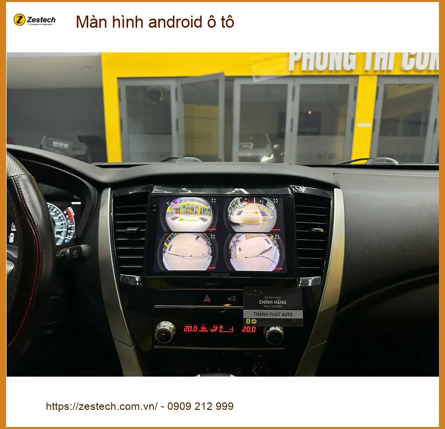 Chị Mai lắp màn hình Android ô tô cho Toyota Veloz tại Quận 11