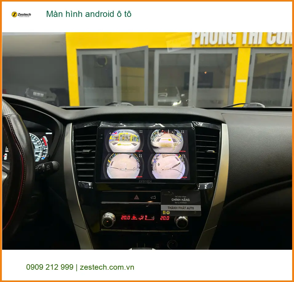 Chú Minh lắp màn hình android ô tô Honda CRV tại Củ Chi để tiện giải trí