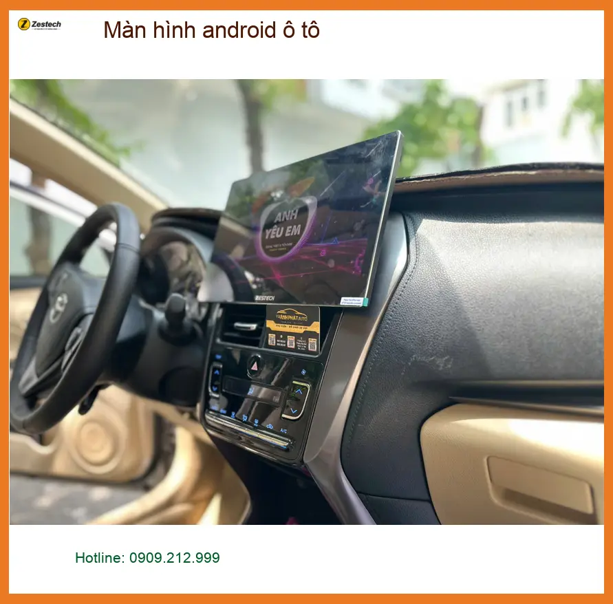 Cô Liên lắp đặt màn hình android ô tô cho Mazda 3 tại Quận 11 ảnh thực tế 3