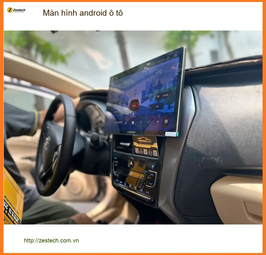 Cô Liên lắp đặt màn hình android ô tô cho Mazda 3 tại Quận 11 ảnh thực tế 4