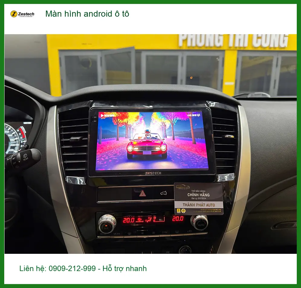 Anh Khải lắp màn hình android ô tô Hyundai Accent tại Quận 12