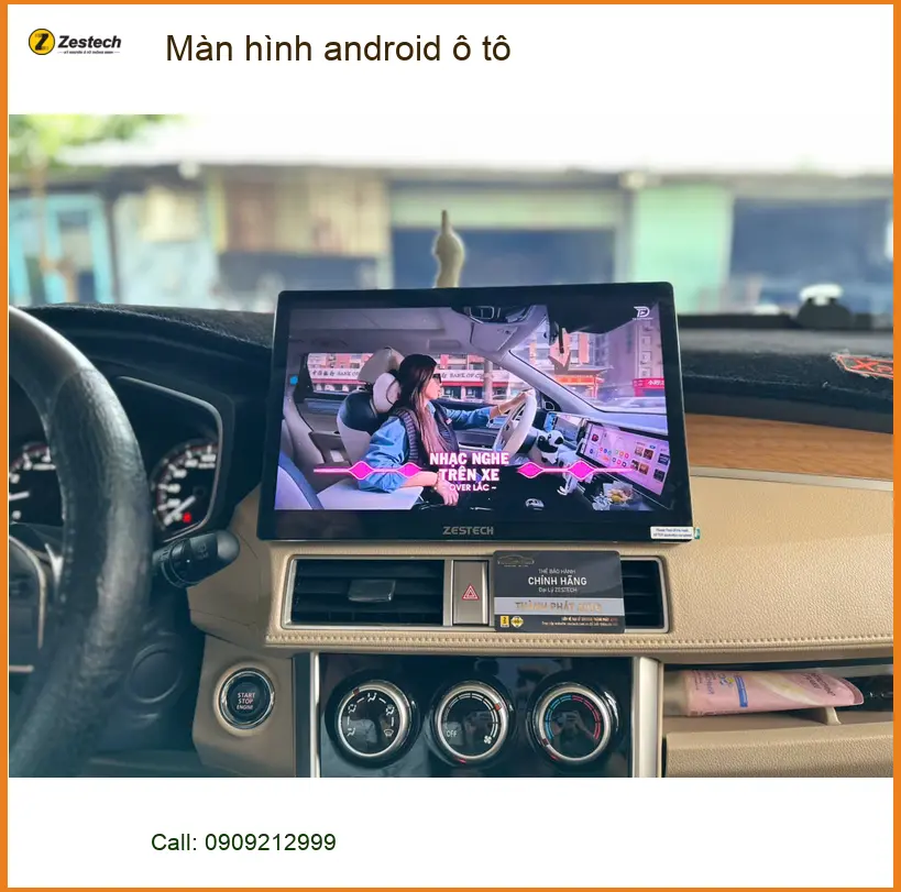 Cô Hà lắp màn hình Android ô tô VinFast Lux A tại Quận Tân Phú cần định vị ảnh thực tế 2