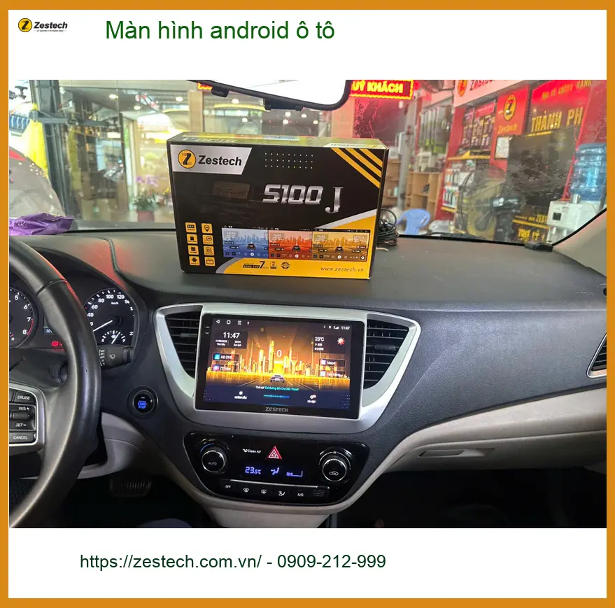 Anh Tùng nâng cấp màn hình Android cho Hyundai Accent tại Quận Thủ Đức. ảnh thực tế 3