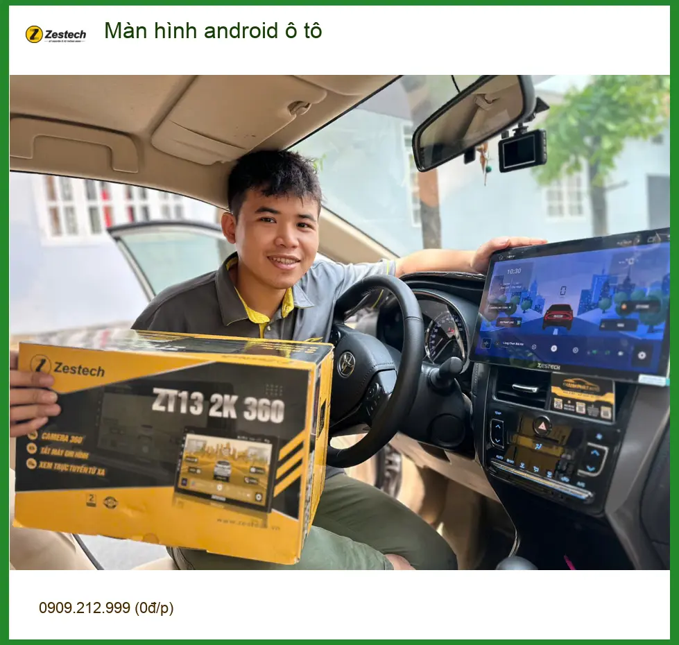 Anh Quang lắp màn hình Android ô tô Honda City tại Quận 12 để nâng cao tiện ích