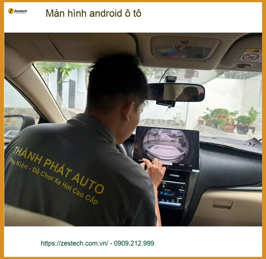 Anh Khang lắp Màn hình android ô tô cho Mazda 3 tại Quận 2 để giải trí ảnh thực tế 4