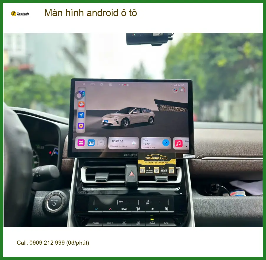Anh Hưng lắp màn hình Android ô tô cho Hyundai Accent tại Quận 12