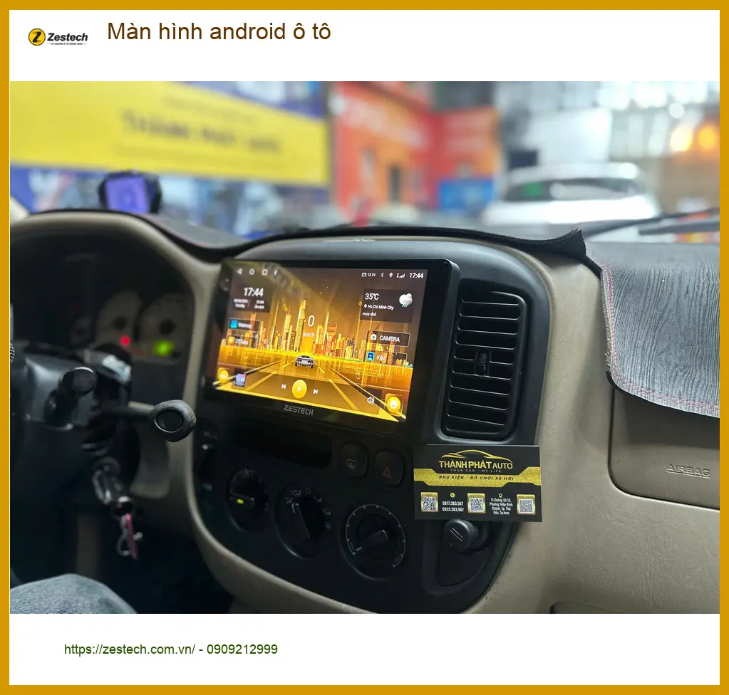 Anh Long lắp màn hình Android ô tô Hyundai Accent tại Quận 12 để nâng cấp tính năng.