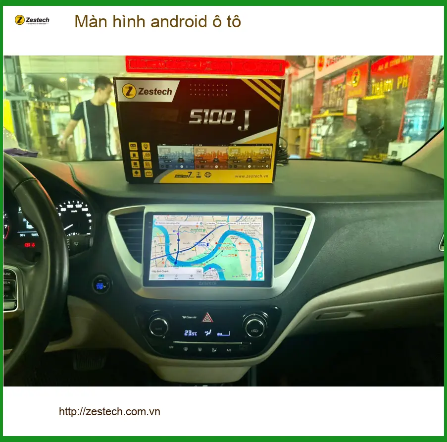 Anh Khang nâng cấp màn hình Android ô tô cho Vios tại Quận Tân Bình