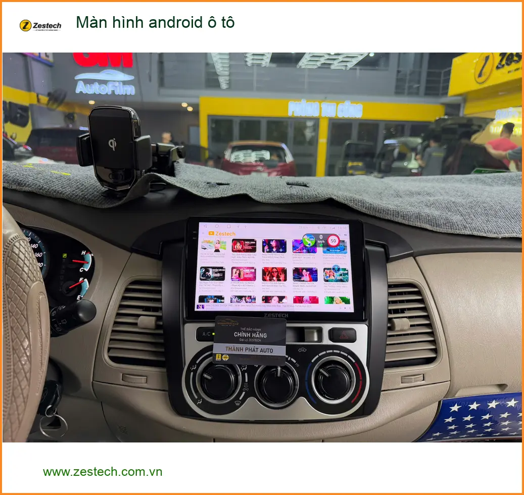 Cô Lan Anh nâng cấp màn hình android ô tô Hyundai Accent Quận 9 ảnh thực tế 4