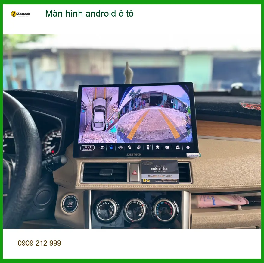 Anh Lâm lắp màn hình android ô tô cho Honda CRV tại Quận 3 sau khi màn zin đã cũ ảnh thực tế 2