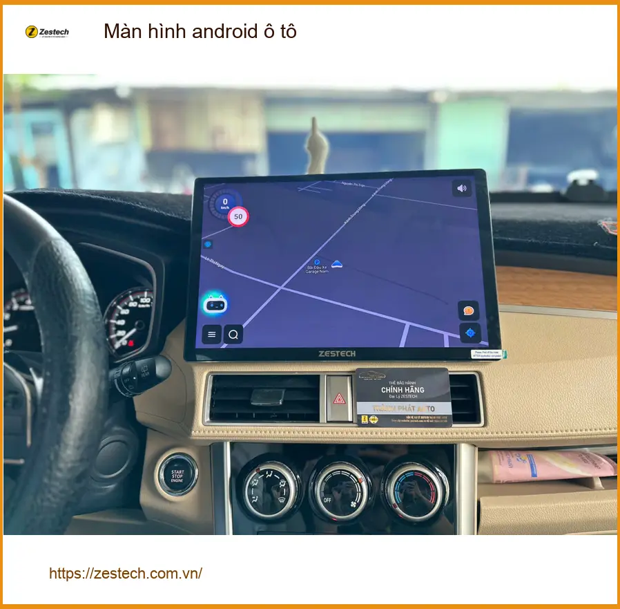 Anh Lâm lắp màn hình android ô tô cho Honda CRV tại Quận 3 sau khi màn zin đã cũ ảnh thực tế 3
