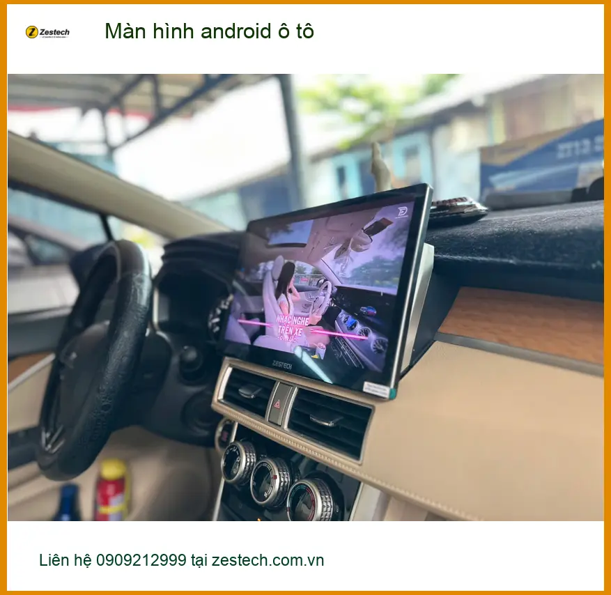 Anh Lâm lắp màn hình android ô tô cho Honda CRV tại Quận 3 sau khi màn zin đã cũ ảnh thực tế 5