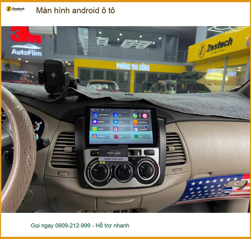 Anh Quang nâng cấp màn hình Android ô tô cho Hyundai Accent ở Thủ Đức