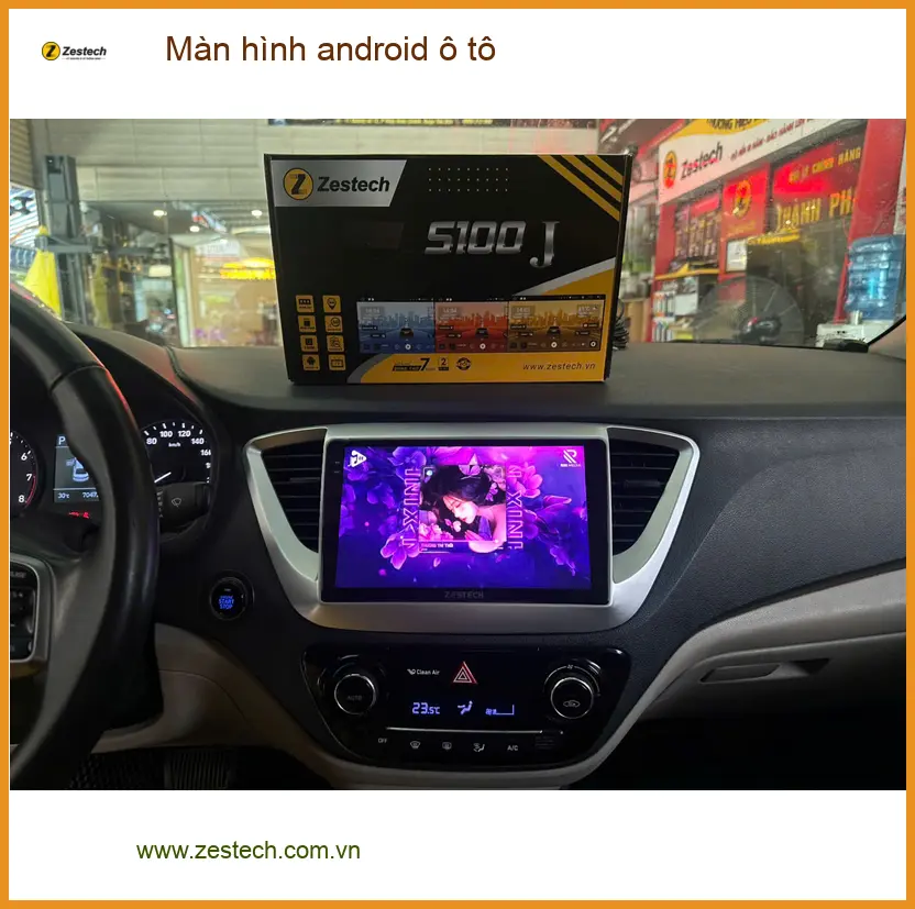 Chị Thanh lắp màn hình Android ô tô cho Kia K3 tại Quận 12