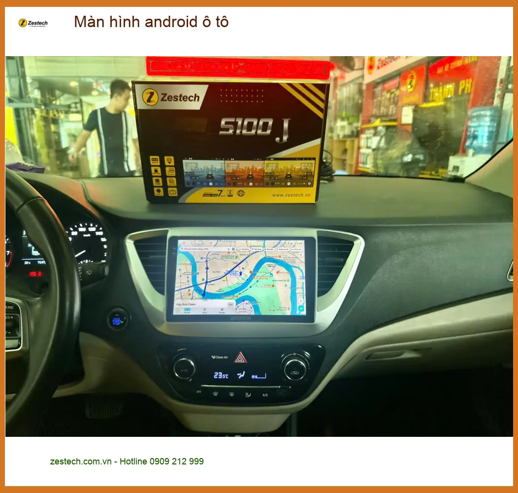 Chị Thanh lắp màn hình Android ô tô cho Kia K3 tại Quận 12 ảnh thực tế 2
