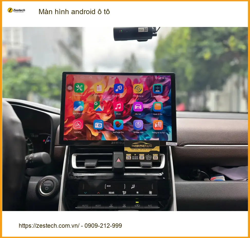 Anh Dũng lắp màn hình Android ô tô cho Toyota Camry tại Quận Thủ Đức