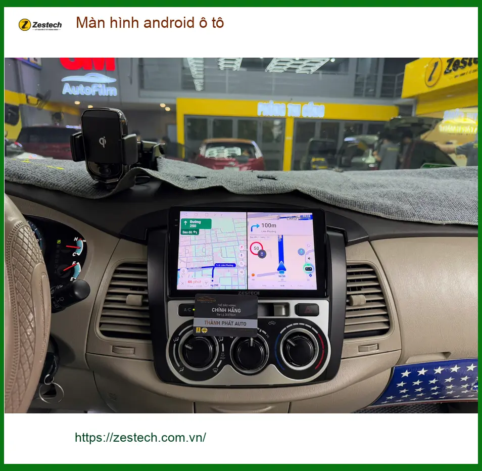 Anh Minh nâng cấp màn hình Android ô tô Hyundai Accent tại Quận 12 ảnh thực tế 2