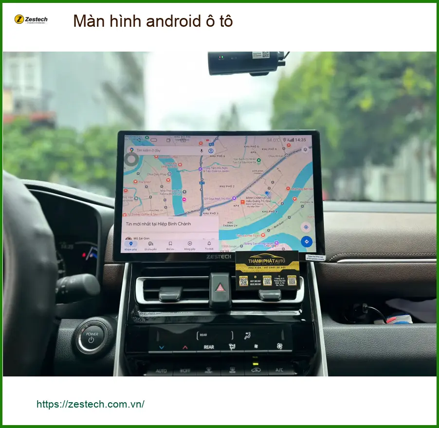 Anh Dũng lắp màn hình Android ô tô cho Toyota Camry tại Quận Thủ Đức ảnh thực tế 4