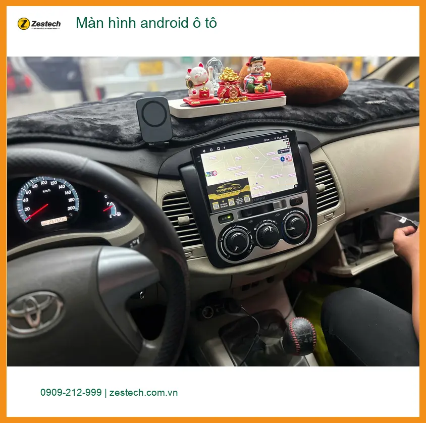 Anh Hải lắp màn hình Android ô tô cho Kia K3 tại Quận Bình Thạnh ảnh thực tế 3