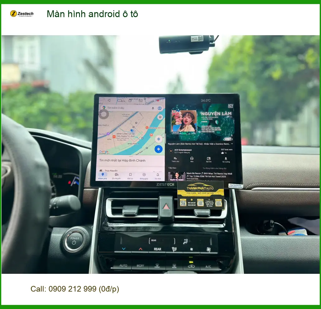 Anh Tấn lắp màn hình Android ô tô Hyundai Accent tại Quận Bình Tân. ảnh thực tế 3