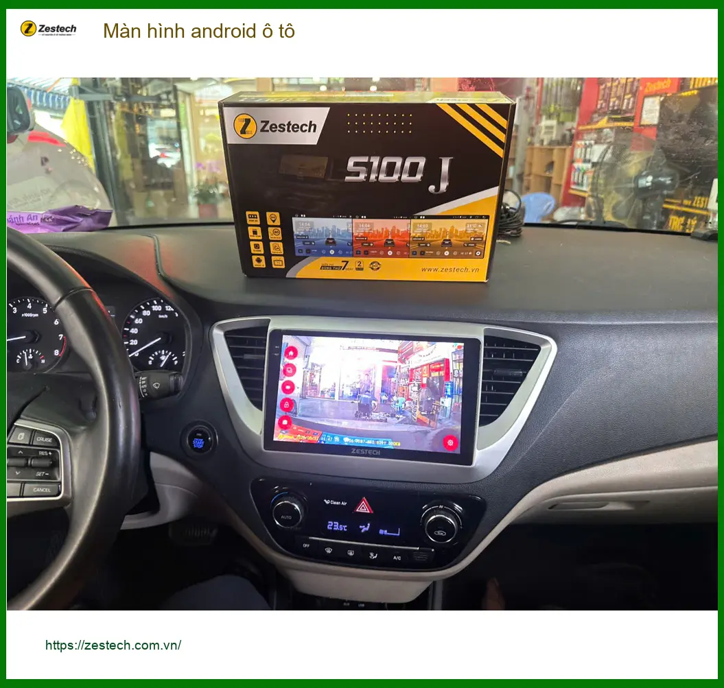 Anh Tùng lắp màn hình Android ô tô cho Hyundai Kona tại Quận 1. ảnh thực tế 4