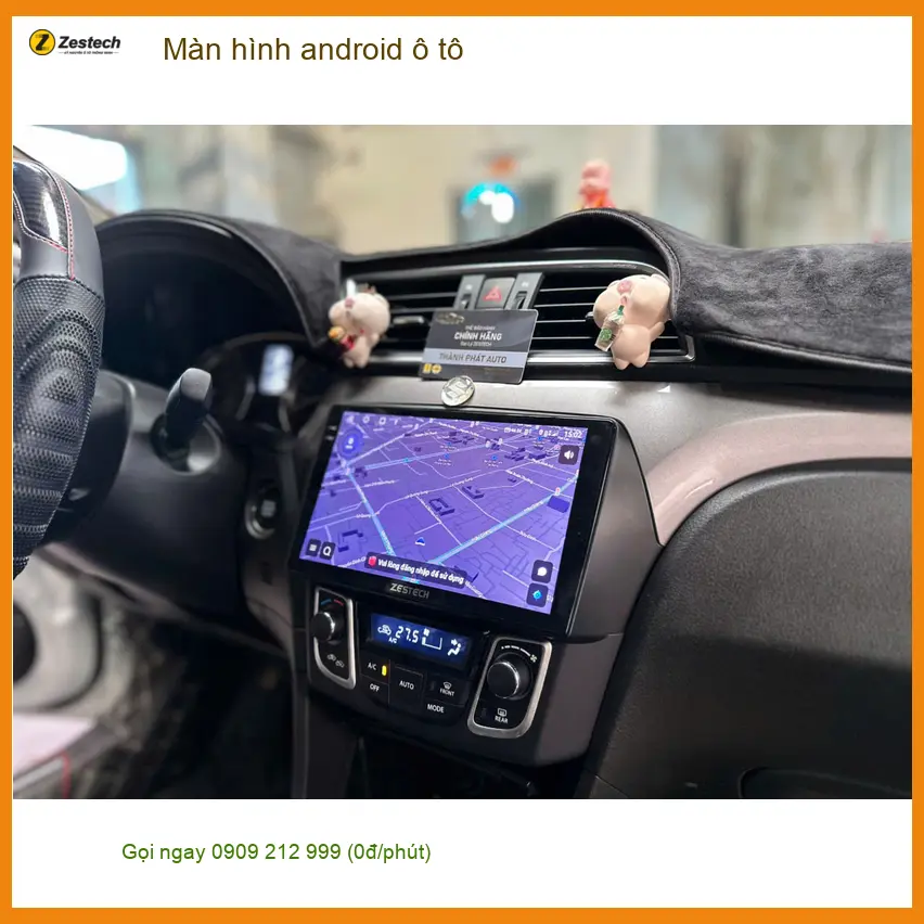 Anh Long nâng cấp màn hình android ô tô Mazda 3 tại Củ Chi thay màn hình cũ ảnh thực tế 2