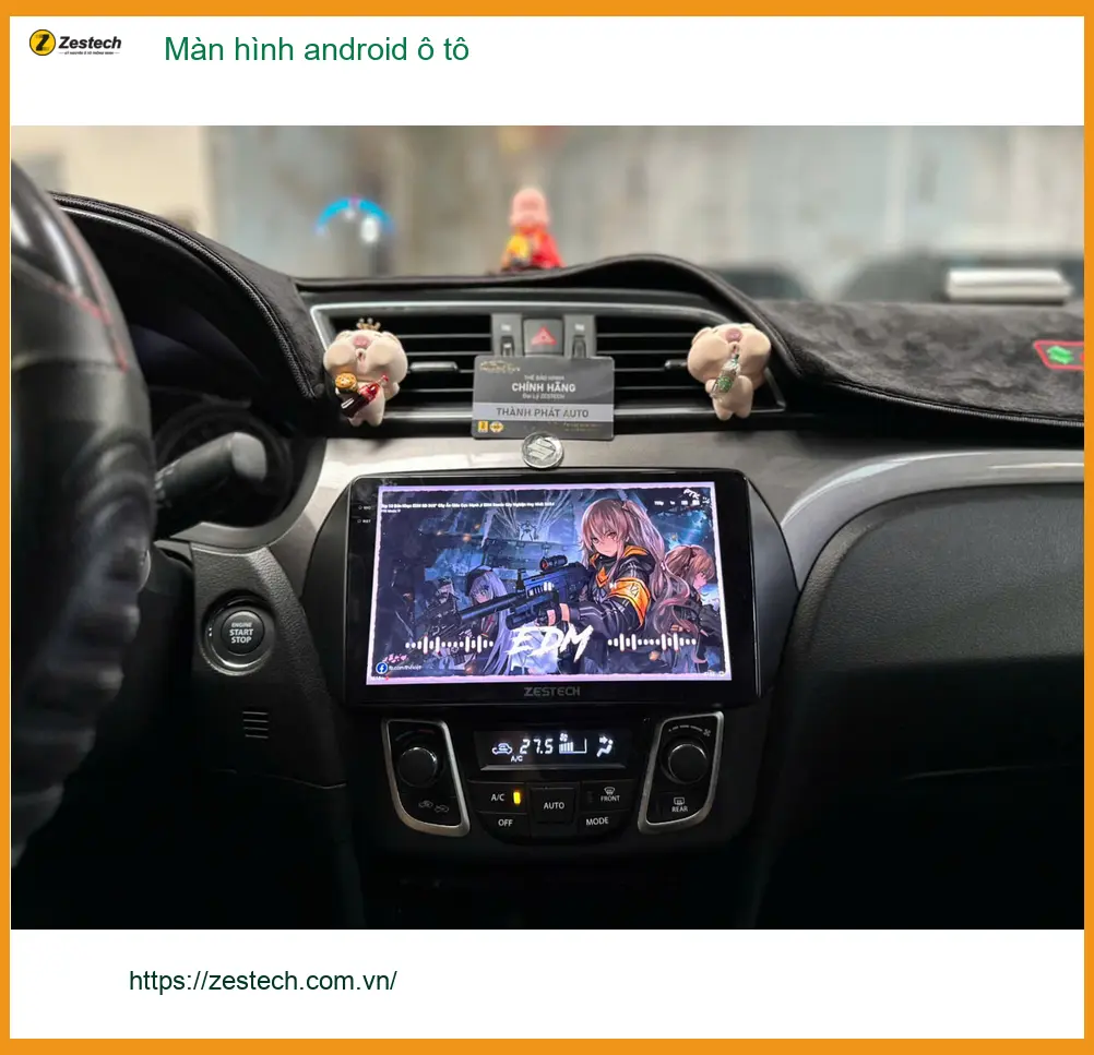 Anh Long nâng cấp màn hình android ô tô Mazda 3 tại Củ Chi thay màn hình cũ ảnh thực tế 4