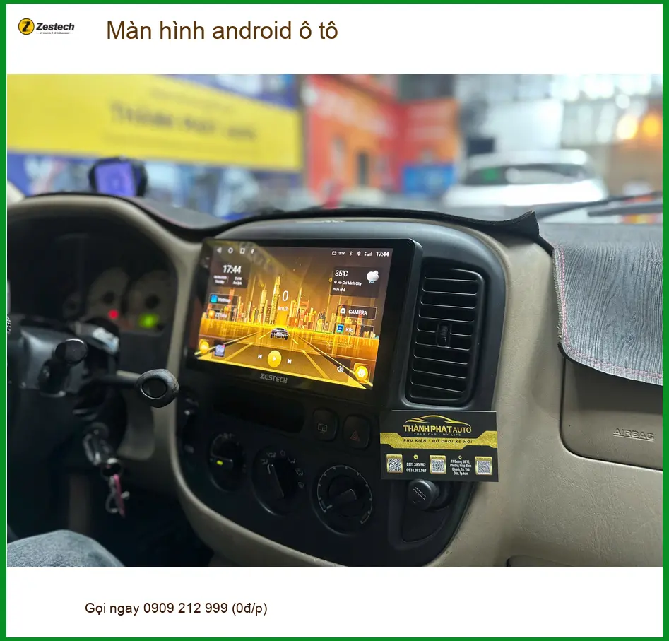 Anh Minh nâng cấp màn hình Android ô tô cho Honda CRV tại Quận 3