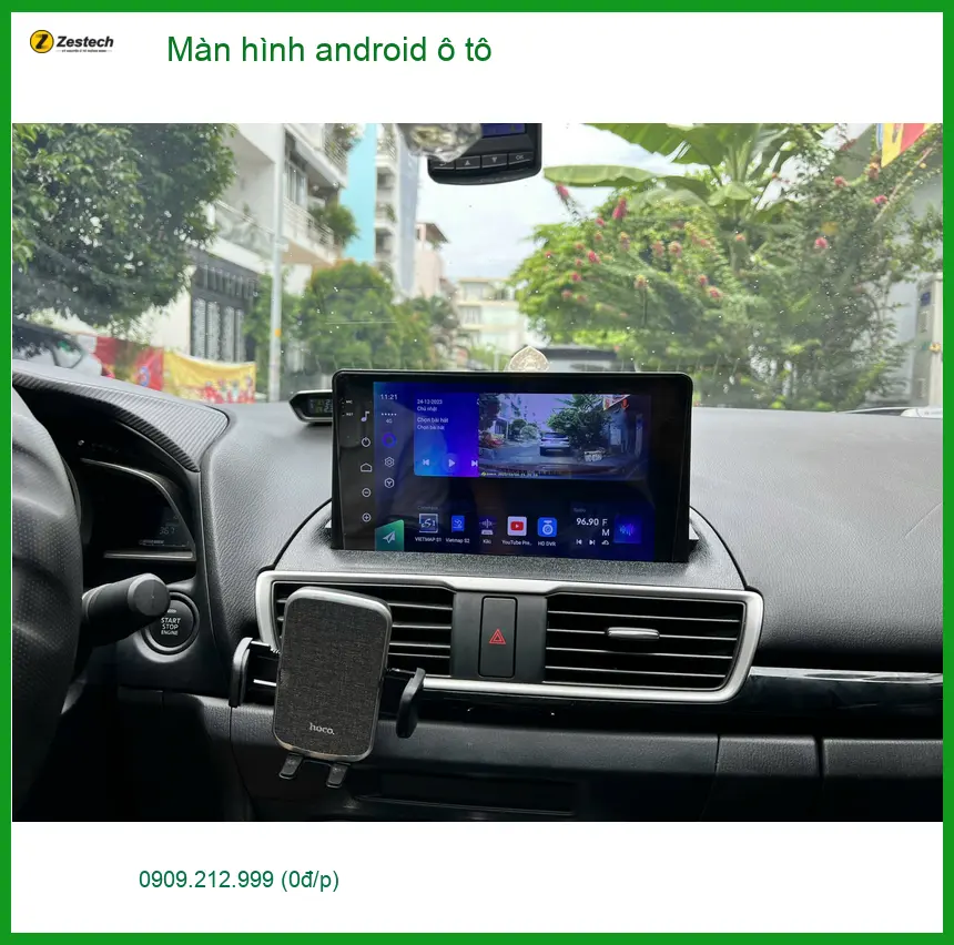Lắp màn hình android ô tô Quận 10: Anh Minh nâng cấp Toyota Camry