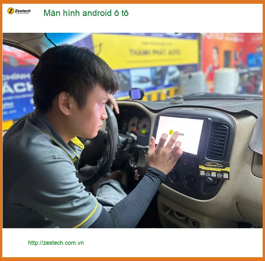 Anh Minh nâng cấp màn hình Android ô tô cho Honda CRV tại Quận 3 ảnh thực tế 2