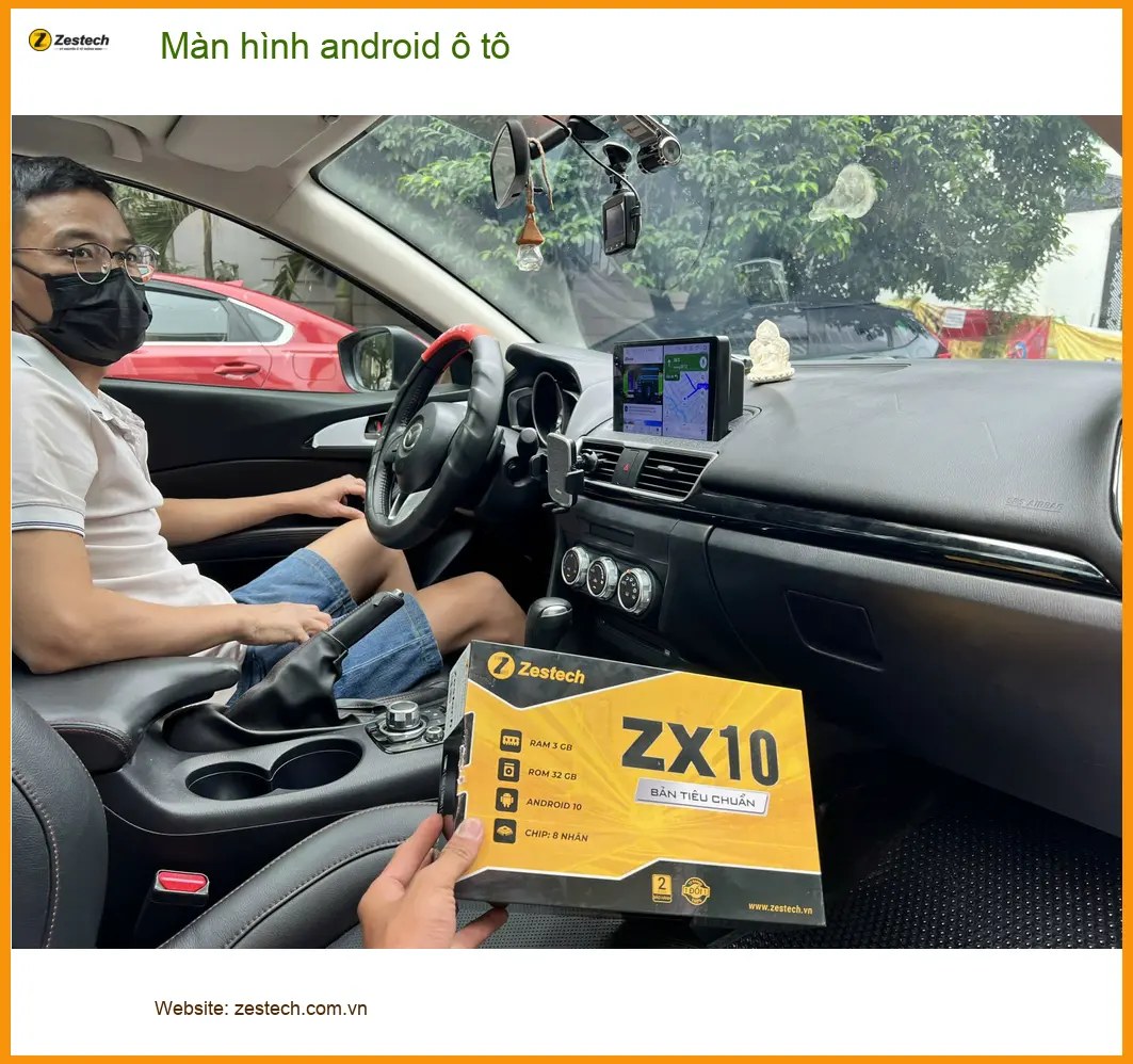 Lắp màn hình android ô tô Quận 10: Anh Minh nâng cấp Toyota Camry ảnh thực tế 3