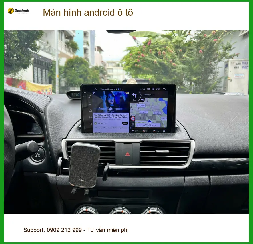Lắp màn hình android ô tô Quận 10: Anh Minh nâng cấp Toyota Camry ảnh thực tế 4
