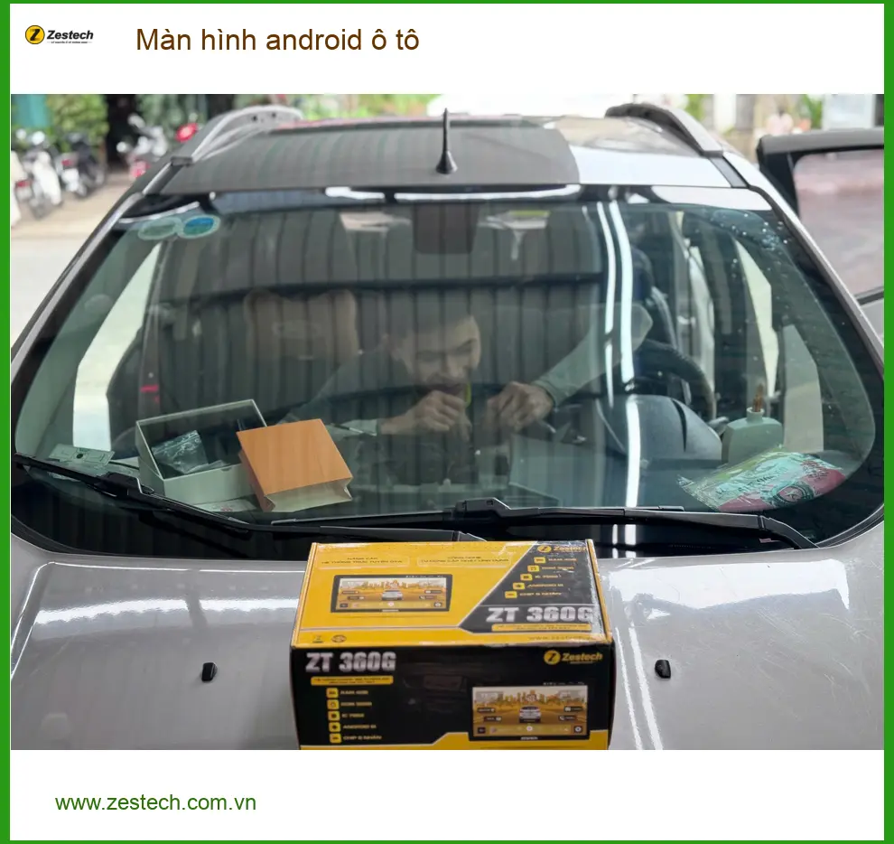 Anh Tài lắp màn hình Android ô tô cho Mazda 3 tại Gò Vấp, cần dẫn đường.