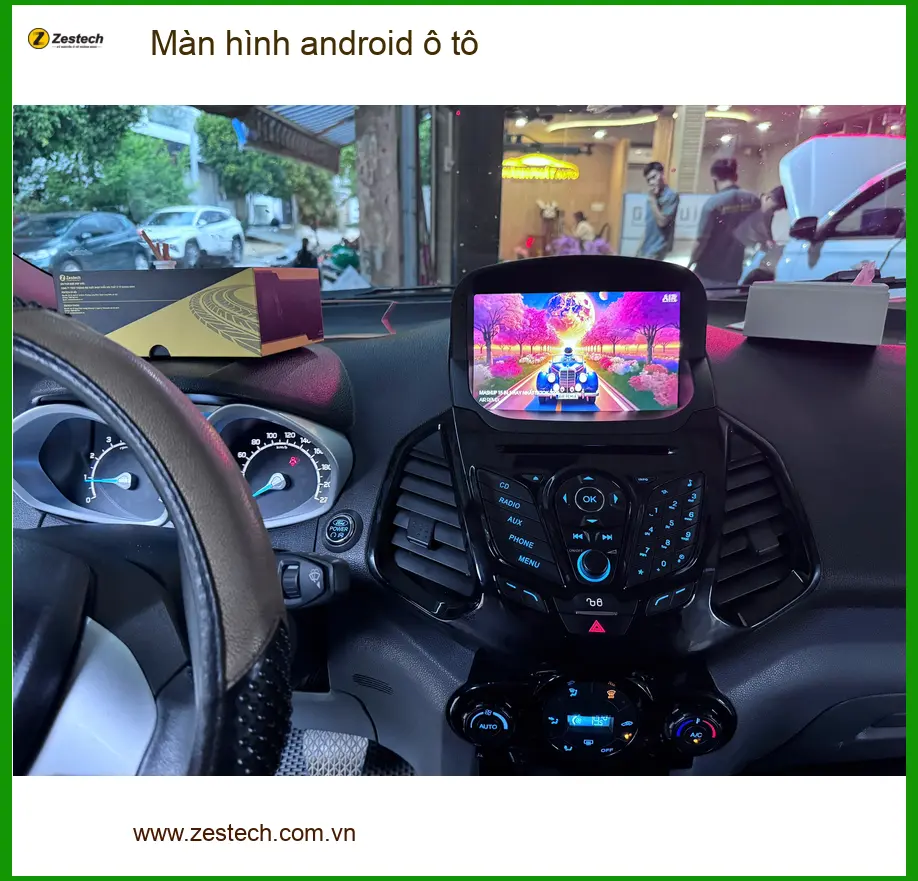 Anh Tài lắp màn hình Android ô tô cho Mazda 3 tại Gò Vấp, cần dẫn đường. ảnh thực tế 3